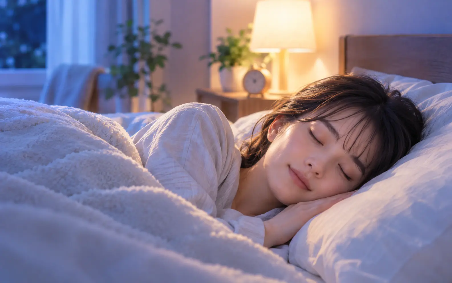 眠れない時に羊を数えるイメージ