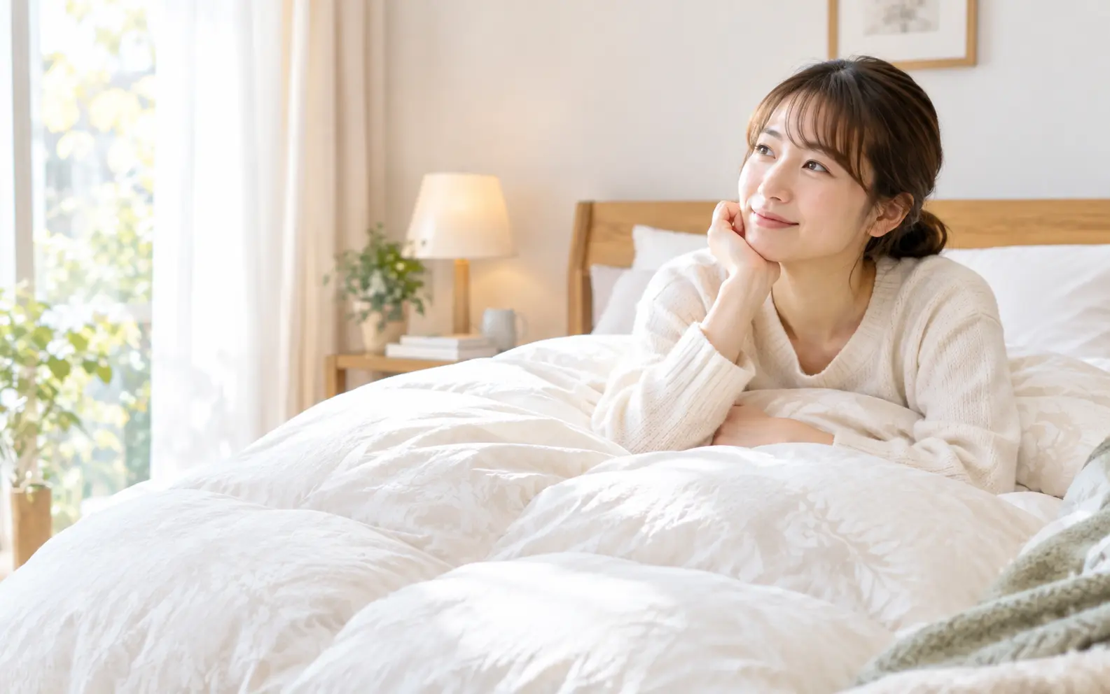 羽毛布団のお手入れ方法を紹介するメイン画像